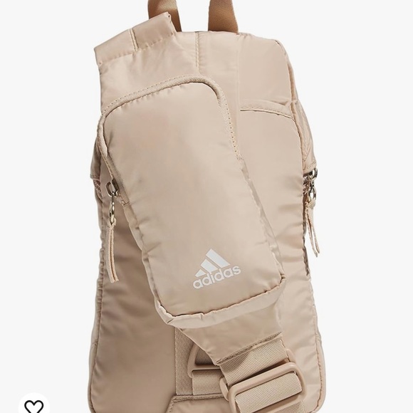 NWT Adidas Essentials 2 Sling Crossbody Magic Beige - Picture 5 of 5